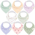 8-Pack Organic Baby Bandana Bibs by KeaBabies