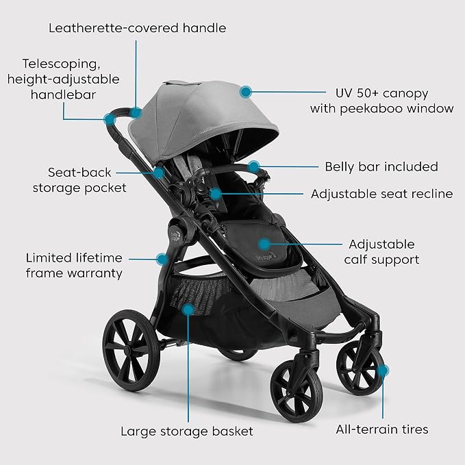 Baby Jogger City Select 2 Single-to-Double Modular Stroller Pike - Image 7
