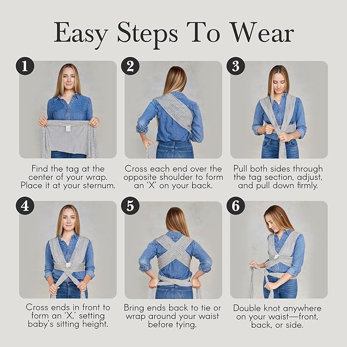 Solly Baby Wrap, Buttery-Soft Baby Carrier Newborn to Toddler 8-25 Lbs. - Image 4