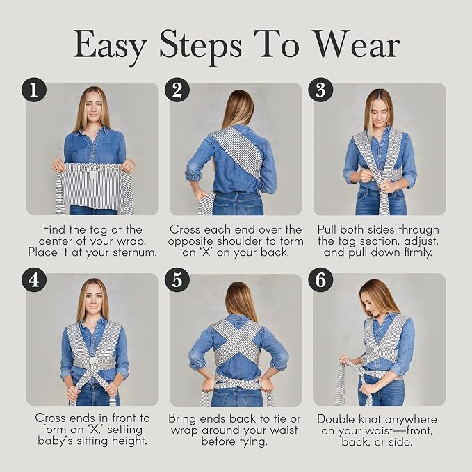 Solly Baby Wrap, Buttery-Soft Baby Carrier Newborn to Toddler 8-25 Lbs. - Image 4