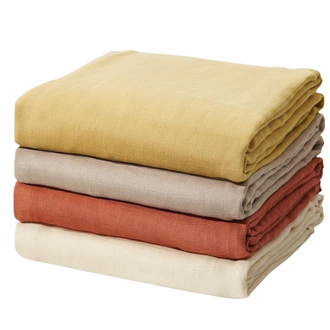 Momcozy Muslin Swaddle Blankets, Ultra Soft Neutral Swaddle Blanket, Breathable by Momcozy