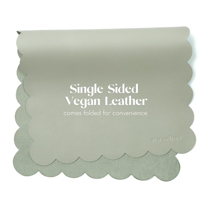 Ava + Oliver Vegan Leather Baby Changing Mat - Image 3