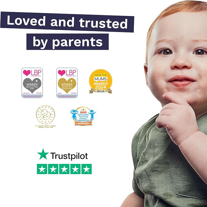 Pura Hypoallergenic Diapers, Size 2 Totally Chlorine Free, Wetness Indicator - Image 7