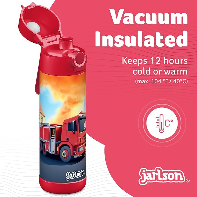 Jarlson® Mali Children's Water Bottle, Thermal Stainless Steel Water Bottle - Image 2