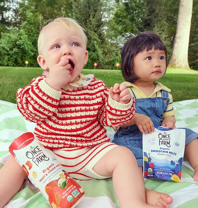 Once Upon a Farm Organic Baby & Toddler Snack Sampler, Coconut Melts, Tractor - Image 9
