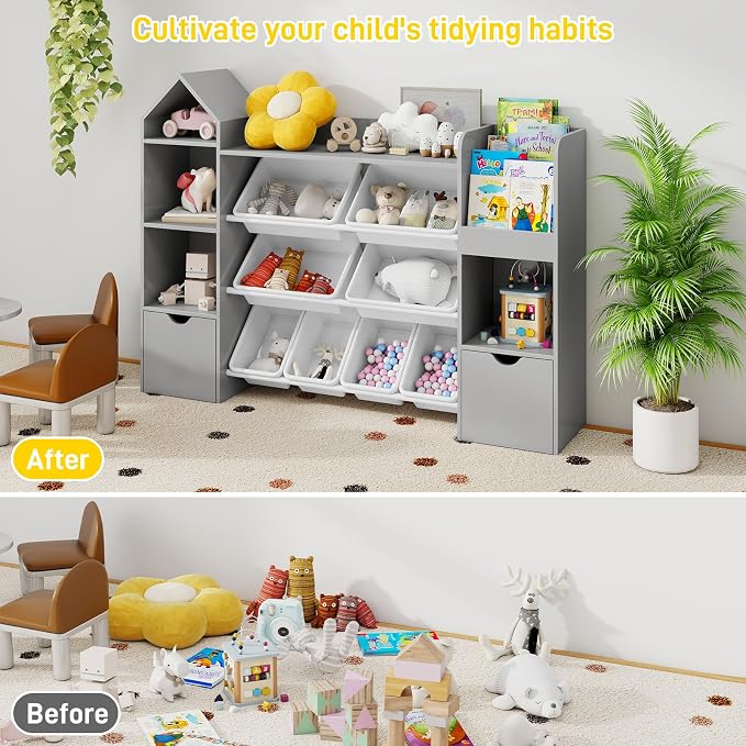 Vabches Kids Toy Organizer - Image 6