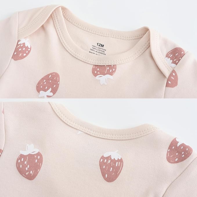 Baby Bodysuit and Pant Set 10-pcs Cotton Soft Newborn Boy Girl Clothes Outfits - Image 2