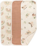 Crane Baby Muslin Baby Burp Cloths, Lightweight Absorbent Burp Cloth, by CraneBaby
