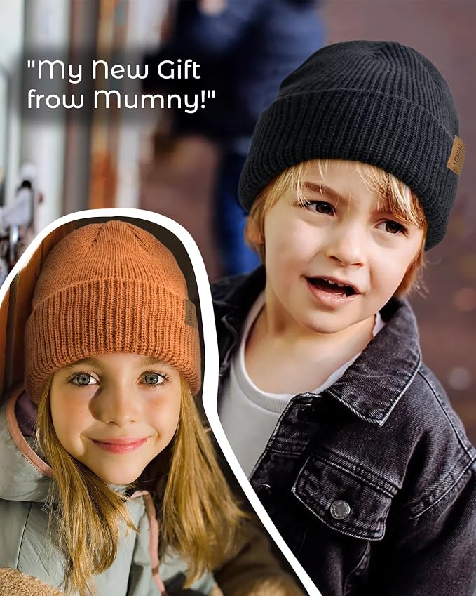 FURTALK Toddler Beanie Baby Boys Girls Beanies Kids Winter Hats Children Knit - Image 6