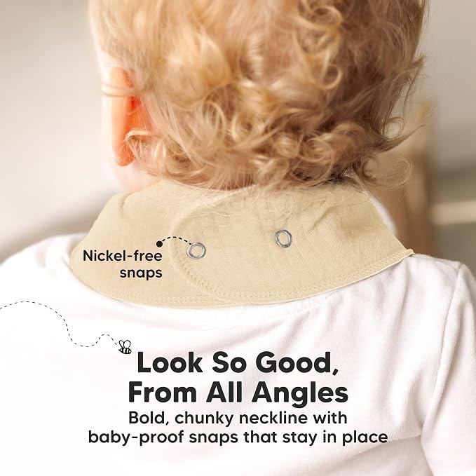 KeaBabies 8-Pack Bandana Bibs for Baby Girls, Boys - Image 8