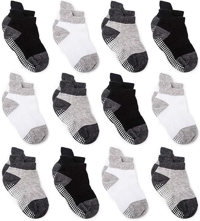 Zaples Baby Non Slip Grip Ankle Socks by ZAPLES