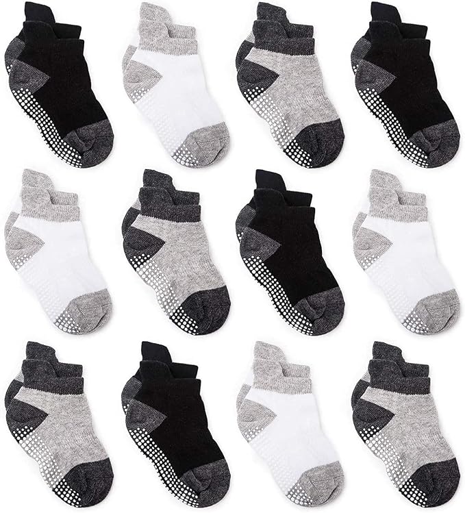 Zaples Baby Non Slip Grip Ankle Socks by ZAPLES