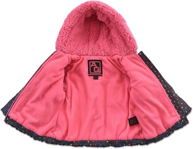 Arctic Quest Little Girls Bib Snow Pants and Ski Jacket Water-Resistant Snowsuit - Image 5