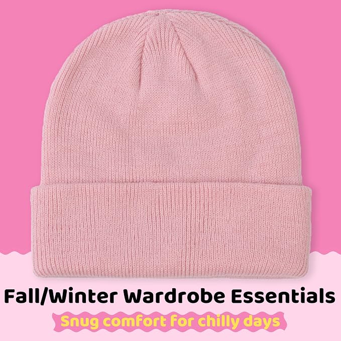 YMYDYFC Baby Beanie 3Pack Toddler Beanie Infant Knit Hat Baby Winter Hats - Image 4