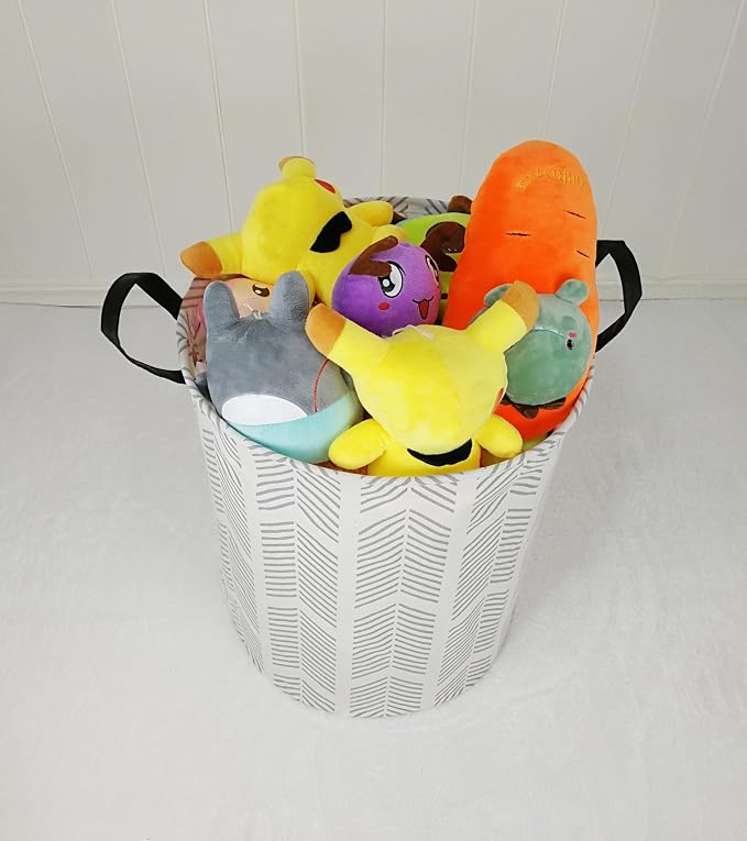 Round Laundry Hamper Storage Basket Laundry Organizer Hamper Storage Bins - Image 4