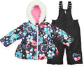 Arctic Quest Little Girls Bib Snow Pants and Ski Jacket Water-Resistant Snowsuit by ArcticQuest