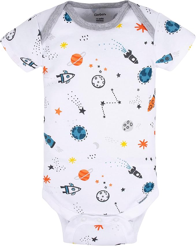 Gerber baby-boys 8-pack Short Sleeve Onesies Bodysuits - Image 3