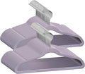 50 Premium Kids Velvet Hangers by TECHZOO