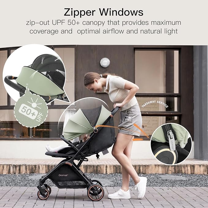 Gravity Folding Baby Stroller - Image 4