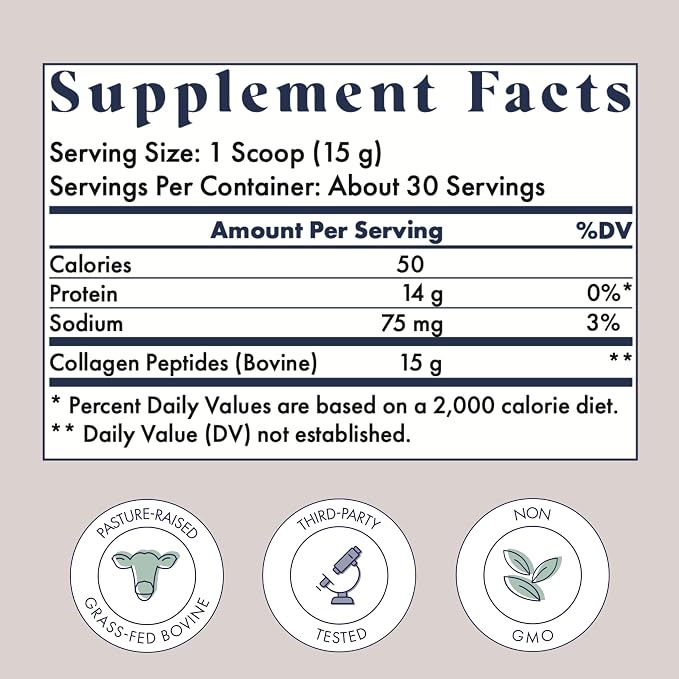 FullWell New Hydrolyzed Collagen Peptides, Breastfeeding & Pregnancy Safe - Image 3