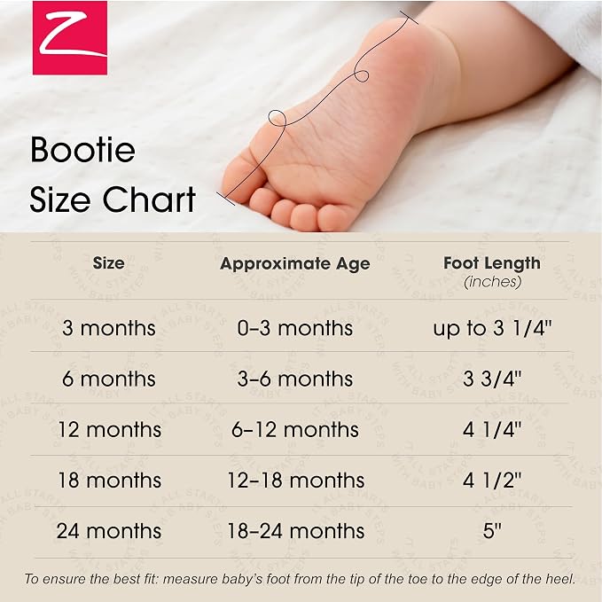 Zutano Organic Baby Booties Newborn Infant, Lost Baby Socks Solution, 18-24 - Image 4
