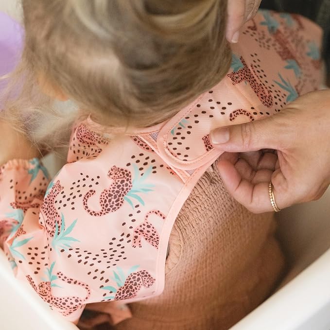 Tiny Twinkle Long Sleeve Bib for Babies & Toddlers – Waterproof Smock Bib for - Image 3