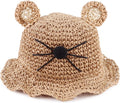 Baby Girl Straw Hat Outdoor Baby Sun Protection Hats Summer Bowknot Beach Cap by JANGANNSA