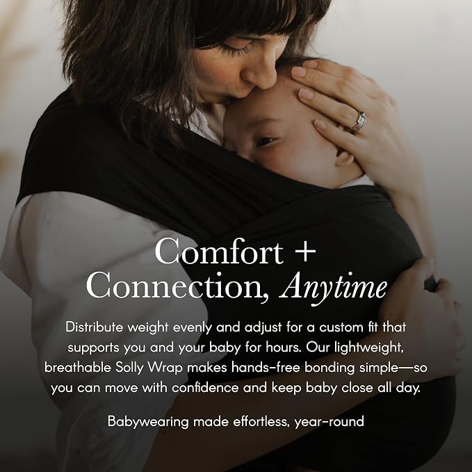 Solly Baby Wrap, Buttery-Soft Baby Carrier Newborn to Toddler 8-25 Lbs. - Image 6