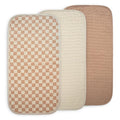 mushie Waterproof Changing Pad Liners | 100% Organic Cotton | Set of 3 by mushie