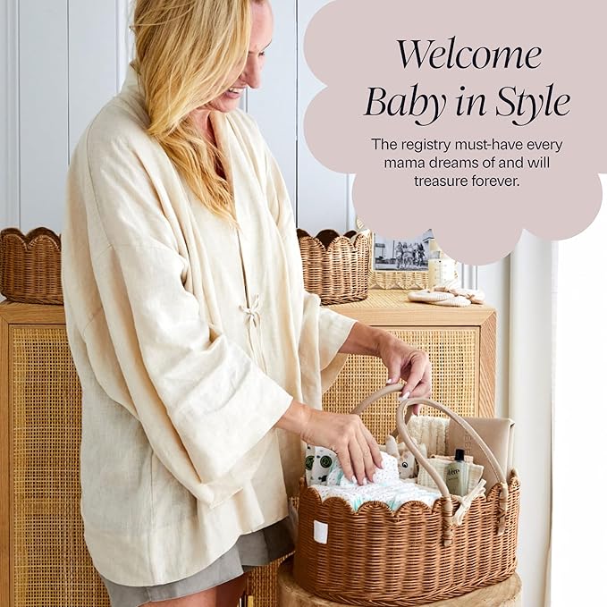 BEBE BASK Premium Baby Diaper Caddy Organizer - Image 6