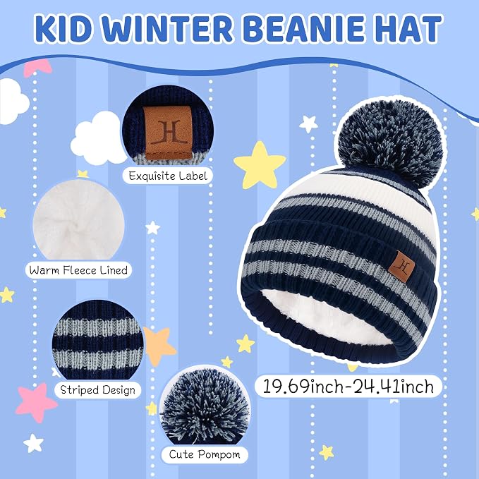 FZ FANTASTIC ZONE Kids Toddler Winter Hat Beanie - Image 2