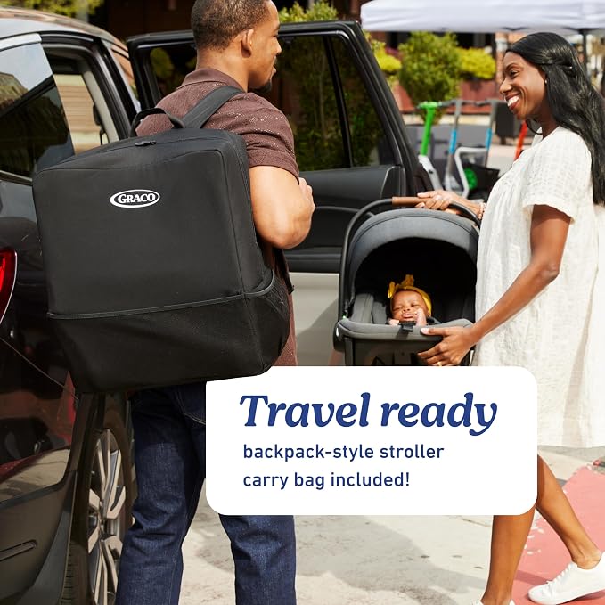 Graco Gomax Next Gen Travel System, Car Seat Stroller Combo, Rear Facing Infant - Image 6