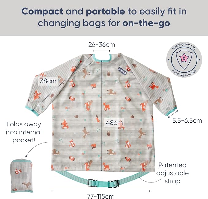 BIBaDO - Long Sleeve Baby Bibs - Babies & Toddlers 6-36 Months - Coverall Baby - Image 5