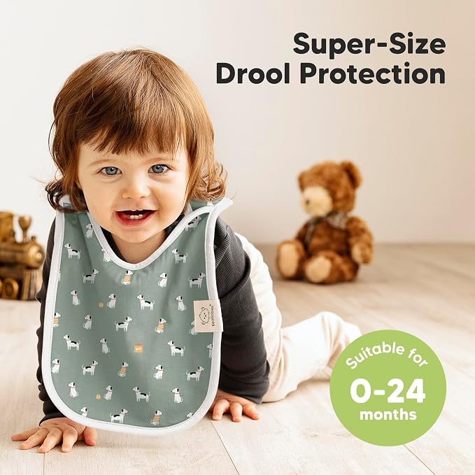 8-Pack Baby Bibs for Boys, Girls - Image 2