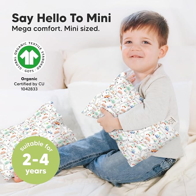 Mini Toddler Pillow with Pillowcase - Image 3