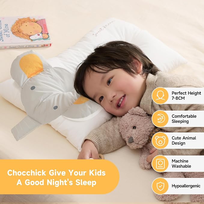 Choc chick Toddler Pillow, 20X12Inches Machine Washable Soft Hypoallergenic - Image 6