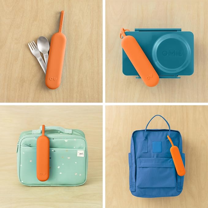 Omie OmieBox Travel Utensil Set | Fork and Spoon - Image 5