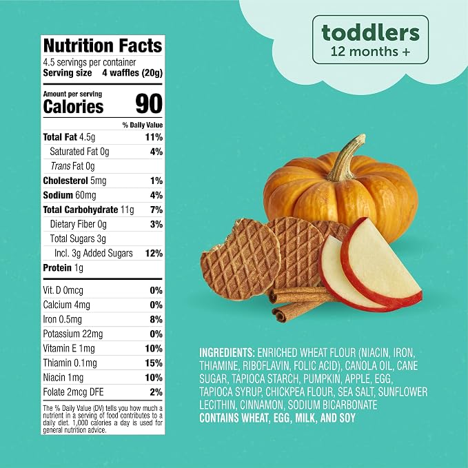 Beech-Nut Toddler Snacks, Mini Waffles - Image 3