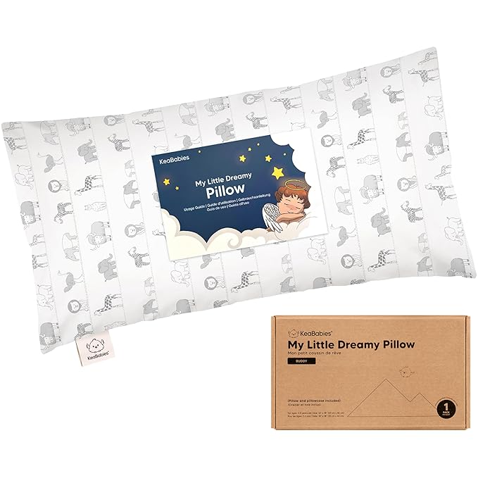 Toddler Pillow with Pillowcase by KeaBabies