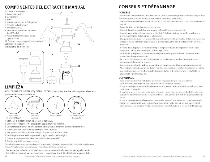 Dr. Brown's Manual Breast Pump - Image 21