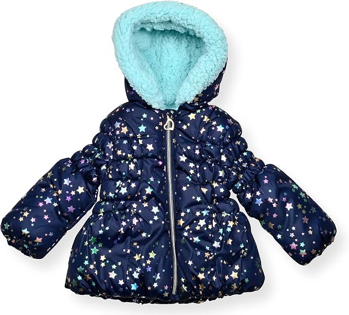 Arctic Quest Little Girls Bib Snow Pants and Ski Jacket Water-Resistant Snowsuit - Image 2