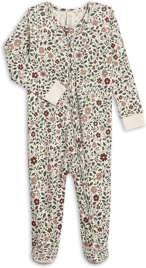 Colored Organics Baby Zip-Up Footed Sleeper by ColoredOrganics