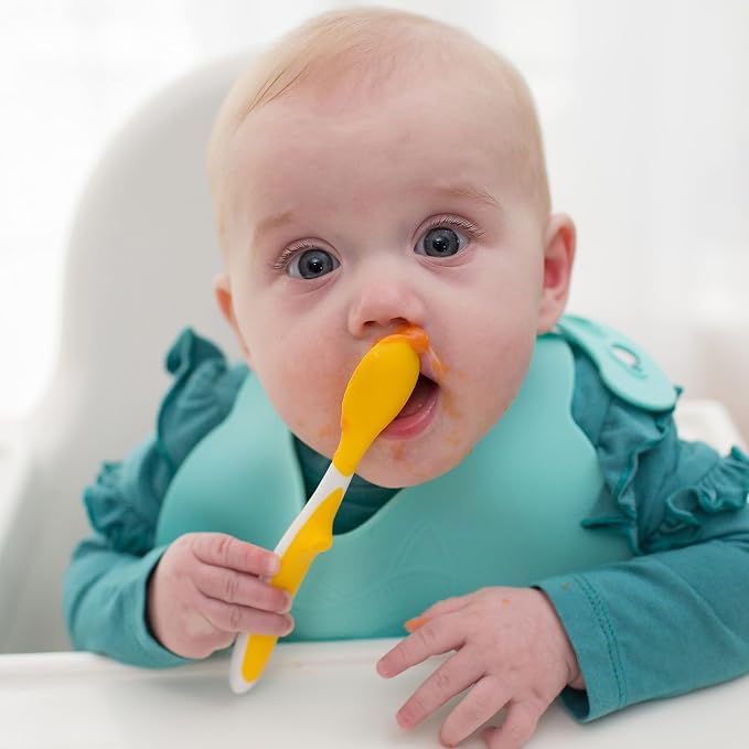 Dr. Brown's Baby Bib with Adjustable Collar and Fox Design, 100% Silicone & - Image 8