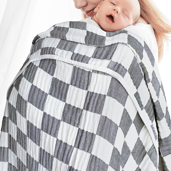 Muslin Swaddle Blankets for Baby Boys or Girls Breathable and Skin-Friendly 6 - Image 2