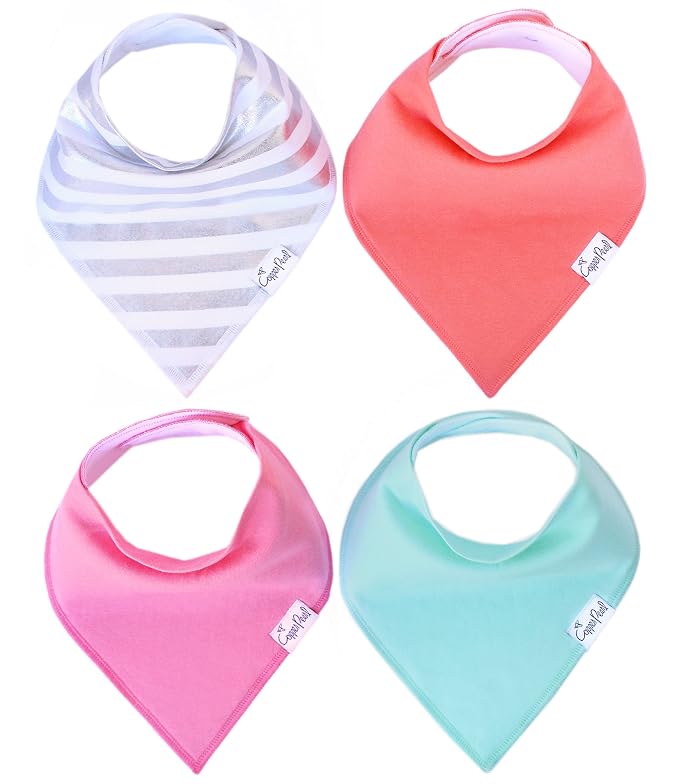 Copper Pearl Baby Bandana Drool Bibs by CopperPearl