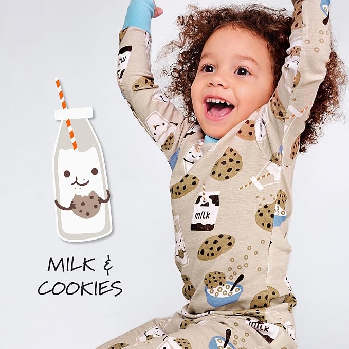 HonestBaby 4 Piece Pajamas Sleepwear Pjs 100% Organic Cotton - Image 5