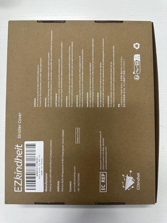 Double Stroller Rain Cover, Rain Cover - Image 8