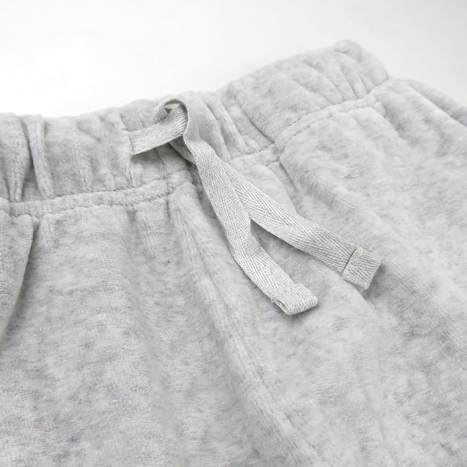 HonestBaby Baby 2-Piece Cozy Velour 100% Organic Cotton Sweatshirt and Jogger - Image 4