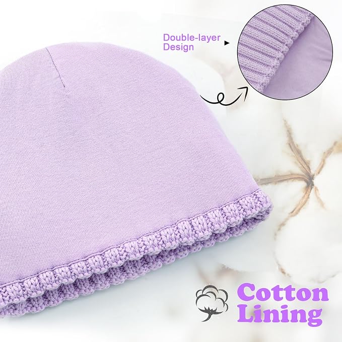 Toddler Boy Winter Beanie Baby Knit Hat Warm Girl Beanies Newborn Cute Hats - Image 4