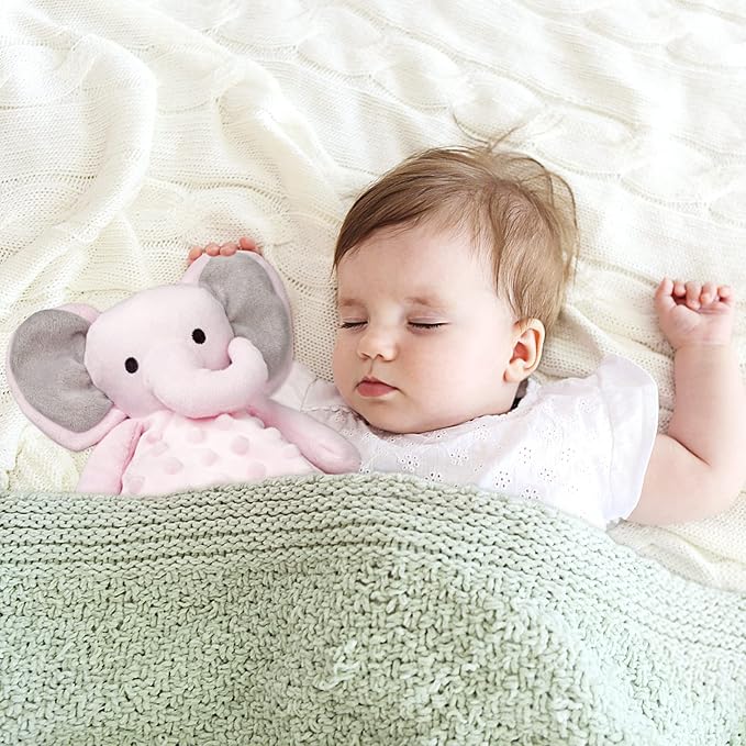 Pro Goleem Baby Girl Gifts Elephant Security Blanket - Image 2